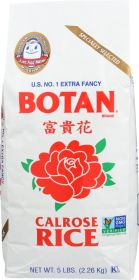 BOTAN: Calrose Rice, 5 lb