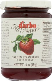 DARBO: Garden Strawberry Fruit Spread, 16 oz