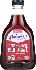 WHOLESOME SWEETENERS: Organic Raw Blue Agave, 44 oz