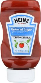 HEINZ: Ketchup Reduced Sugar, 13 oz