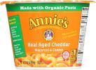 ANNIE'S HOMEGROWN: Real Aged Cheddar Microwavable Macaroni & Cheese Cup, 2.01 oz