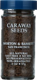 MORTON & BASSETT: All Natural Caraway Seeds, 2 oz