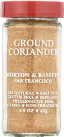 MORTON & BASSETT: Ground Coriander, 1.5 oz