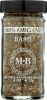 MORTON & BASSETT: 100% Organic Basil, .8 Oz