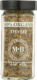 MORTON & BASSETT: Organic Thyme, .9 Oz