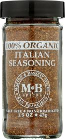 MORTON & BASSETT: Organic Italian Seasoning, 1.5 oz