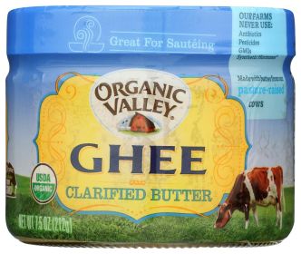 ORGANIC VALLEY: Purity Farms Ghee Clarified Butter, 7.5 oz