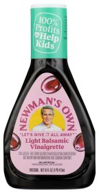 NEWMAN'S OWN: Light Balsamic Vinaigrette, 16 oz