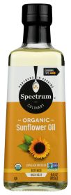 SPECTRUM NATURALS: Organic Refined Sunflower Oil High Heat, 16 oz