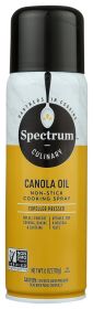 SPECTRUM NATURALS: High Heat Canola Spray Oil, 6 oz