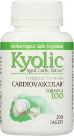 KYOLIC: Aged Garlic Extract Cardiovascular Original Formula 100, 200 Tablets