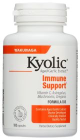 KYOLIC: Aged Garlic Extract Immune Formula 103, 100 Capsules