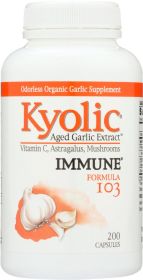 KYOLIC: Aged Garlic Extract Immune Formula 103, 200 Capsules