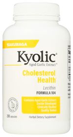 KYOLIC: Aged Garlic Extract Plus Lecithin Cholesterol Formula 104, 200 Capsules