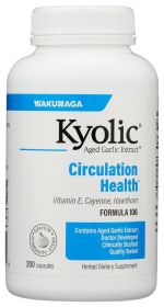 KYOLIC: Aged Garlic Extract Circulation Formula 106, 200 Capsules