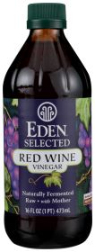 EDEN FOODS: Red Wine Vinegar, 16 oz