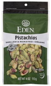 EDEN FOODS: Nut Pistachio Organic, 4 oz