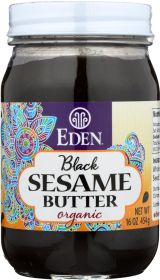 EDEN FOODS: Black Sesame Butter Roasted, 16 oz