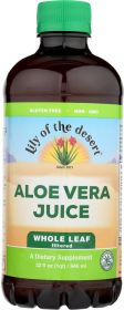 LILY OF THE DESERT: Aloe Vera Juice Whole Leaf, 32 oz