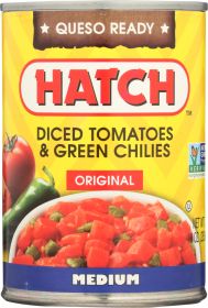 HATCH: Diced Tomatoes & Green Chilies Original Medium, 10 oz