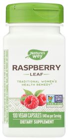 NATURE'S WAY: Red Raspberry Leaf 450 Mg, 100 Capsules