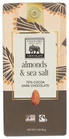 ENDANGERED SPECIES: Natural Dark Chocolate with Sea Salt & Almonds, 3 oz