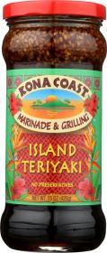 KONA COAST: Island Teriyaki Sauce, 15 oz