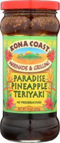 KONA COAST: Marinade & Grilling Sauce Paradise Pineapple Teriyaki, 15 oz