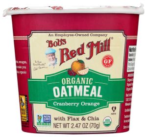 BOBS RED MILL: Organic Oatmeal Cup Cranberry Orange, 2.47 oz