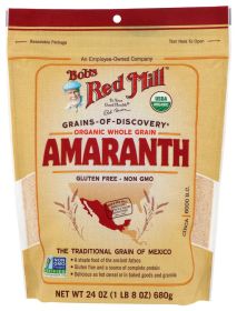 BOB'S RED MILL: Organic Whole Grain Amaranth, 24 oz