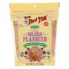 BOBS RED MILL: Organic Whole Golden Flaxseed, 13 oz