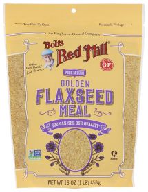 BOBS RED MILL: Premium Golden Flaxseed Meal, 16 oz