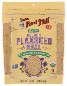 BOBS RED MILL: Organic Golden Flaxseed Meal, 16 oz