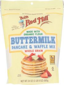 BOBS RED MILL: Buttermilk Pancake & Waffle Mix, 24 oz