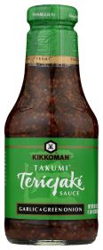 KIKKOMAN: Teriyaki Sauce Garlic & Green Onion, 20.5 oz