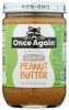 ONCE AGAIN: Peanut Butter Crunchy Organic, 16 oz