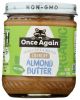 ONCE AGAIN: Organic Crunchy Almond Butter, 12 oz