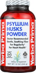 YERBA PRIMA: Psyllium Husks Powder, 12 oz