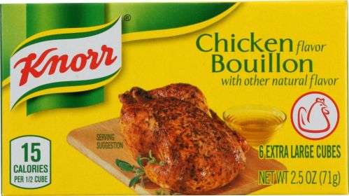 KNORR: Chicken Flavor Bouillon 6 Extra Large Cubes, 2.5 oz