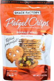 SNACK FACTORY: Pretzel Crisps Deli Style Buffalo Wing, 7.2 oz