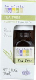 AURA CACIA: Tea Tree Purifying Essential Oil Boxed, 0.5 oz