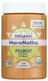 MARANATHA: Organic Peanut Butter Creamy, 16 oz