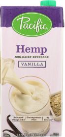 PACIFIC FOODS: Hemp Milk Vanilla, 32 oz