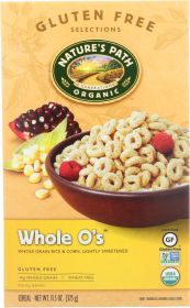 NATURES PATH: Organic Whole O’s Cereal Gluten Free, 11.5 oz