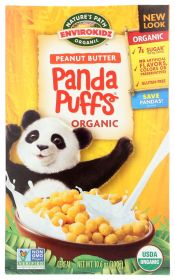 NATURE'S PATH ORGANIC: Envirokidz Organic Peanut Butter Panda Puffs, 10.6 oz