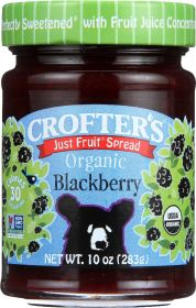 CROFTERS: Fruit Spread Blackberry Organic, 10 oz