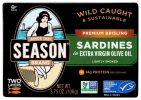 SEASONS: Sardine Brisling Extra Virgin Olive Oil, 3.75 oz