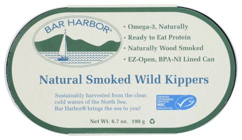 BAR HARBOR: All Natural Smoked Wild Kippers 6.7 oz