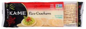 KA ME: Wasabi Rice Crackers Gluten Free, 3.5 oz