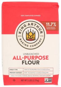 KING ARTHUR FLOUR: Unbleached All-Purpose Flour, 5 lbs